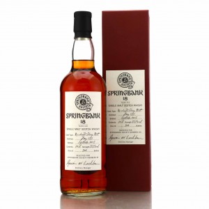 Springbank 1997 Springbank Society 18 Re Charred Sherry Butt