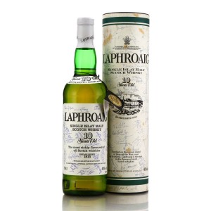 Laphroaig 10 1990s Signed By Football Personalities