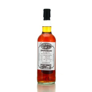 Springbank 2000 Fresh Sherry Hogshead 12 Open Day 2012