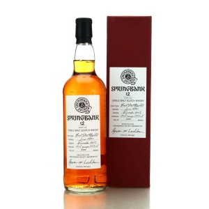 Springbank 2001 Springbank Society 12 Fresh Port Hogshead