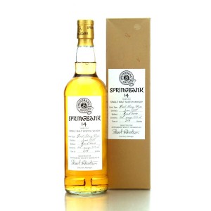 Springbank 1995 Springbank Society 14 Fresh Sherry Pipe