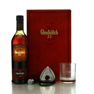 Glenfiddich 21 Gran Reserva Cuban Rum Finish Cigar Gift Pack Pre 2007