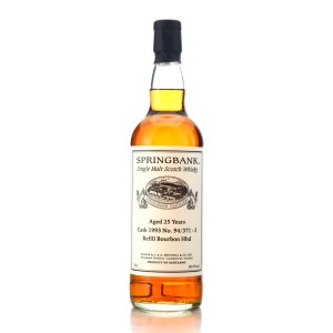 Springbank 1993 Private Bourbon Cask 25 Year Old  94 371 3