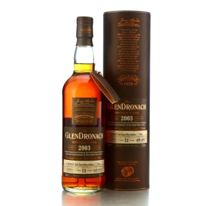 Glendronach 2003 Single Cask 12 Year Old  4102   Green Welly Stop 50th Anniversary