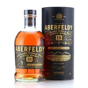 Aberfeldy 18 Year Old Cabernet Sauvignon Finish Batch  2923 B   Distillery Baggers Charity Lot