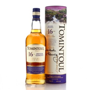 Tomintoul 16 Distillery Baggers Signed Charity Lot