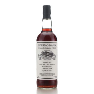 Springbank 1993 Private Cask 24 612r
