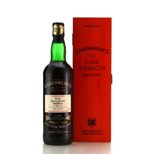 Springbank 1965 Cadenhead S 31 Sherry Wood