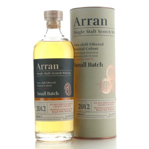 Arran 2012 Small Batch Bourbon Barrels Lightly Peated   RMW