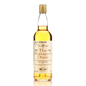 Oban 19 Year Old Manager s Dram 1995 Signed