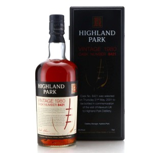 Highland Park 1980 Single Sherry Cask 8421 Maxxium Uk Visit