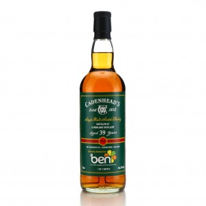 Highland Single Malt 39 Year Old Cadenhead s   The Ben Charity Lot One of 1