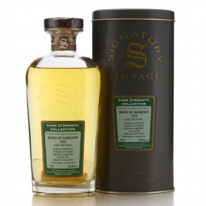 Braes of Glenlivet 1974 Signatory Vintage 30 Year Old Cask Strength