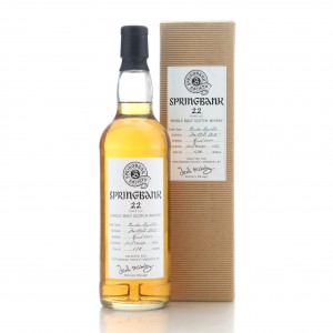 Springbank 22 Springbank Society Bourbon Hogshead
