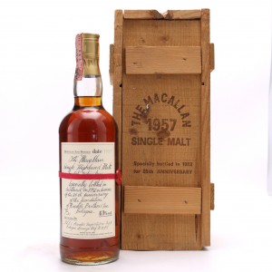 Macallan 1957 Handwritten Label / Rinaldi 25th Anniversary