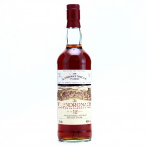 Glendronach 12 Year Old Sherry Casks 1980s   Borco Marken Import
