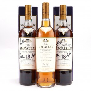 Macallan 2007 The Ultimate Dinner Single Cask #16588 &amp; 1995 18 Year Old Signed x 2 / El Celler de Can Roca 2