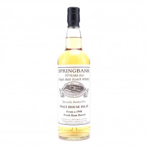 Springbank 1998 Private Rum Cask 10 Year Old   Malt House Islay  Tokyo