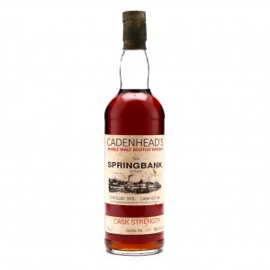 Springbank 1978 Cadenhead S Single Cask 196