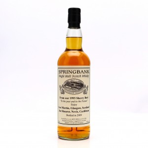 Springbank 1993 Private Sherry Cask Leo Martin And Joe Shearer