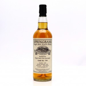 Springbank 1996 Private Cask 739 Single Malt Club Stavanger