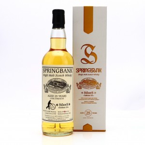 Springbank 1990 Single Cask 25 Year Old  591   50of5 Edition 55