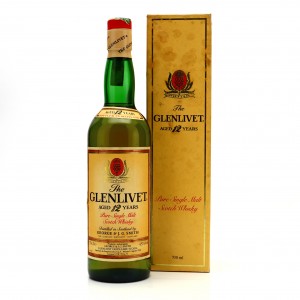 Glenlivet 12 1980s Seagram Italia Import