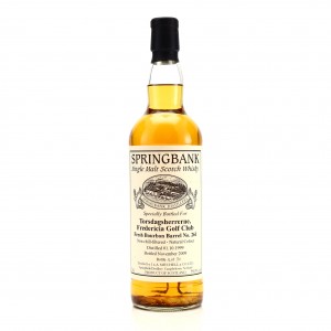 Springbank 1999 Private Bourbon Cask  261   Torsdagsherrerne  Fredericia Golf Club