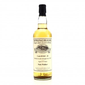 Springbank 13 Private Bourbon Cask 05 265 Nick Walker
