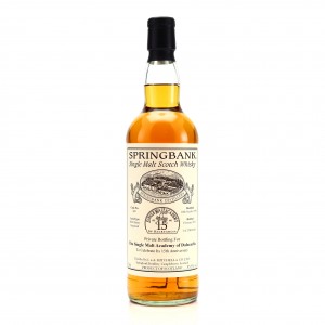 Springbank 1996 Private Refill Sherry Cask  499   Single Malt Academy of Dalecarlia