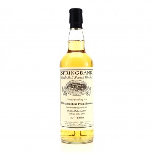 Springbank 2001 Private Sherry Cask 139 Whiskyklubben Promillennium