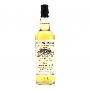 Springbank 1996 Private Cask 11 209