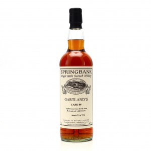 Springbank 8 Private Sherry Cask 66 Gartland S