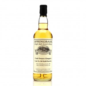 Springbank 1999 Private Bourbon Cask 240 Glengarry