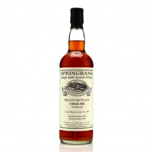 Springbank 1999 Private Cask 390 Uisge Six Nynashamn