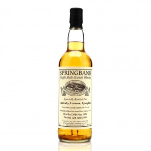Springbank 1998 Private Bourbon Cask Caldenby Larsson Ljunglide