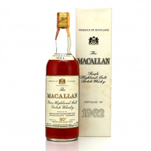 Macallan 1962 Campbell, Hope and King 80 Proof / Rinaldi Import