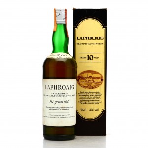 Laphroaig 10 Year Old 1970s / Rossi Import