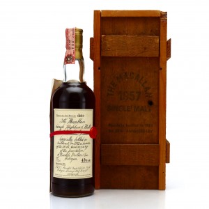 Macallan 1957 Handwritten Label / Rinaldi 25th Anniversary