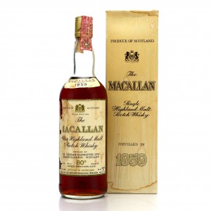 Macallan 1959 Campbell, Hope and King 80 Proof / Rinaldi Import