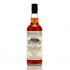 Springbank 1999 Private Sherry Cask 332 Fredericia Whisky Gold Gourmandise Society