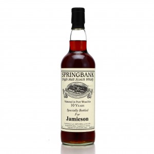 Springbank 10 Year Old Private Port Cask   Jamieson