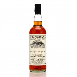 Springbank 1998 Private Port Cask Finish 222 Nishishinjuku Bar Argyll Tok