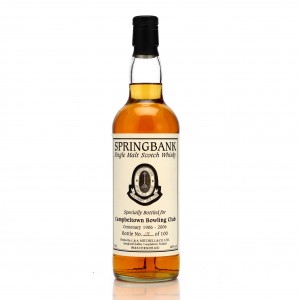 Springbank Private Cask Campbeltown Bowling Club Centenary