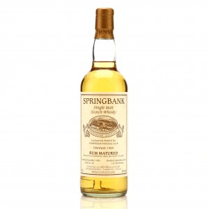 Springbank 1989 Private Rum Cask 10 Symposion Vintage Club