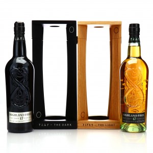 Highland Park The Dark   The Light 17 Year Old 2 x 70cl
