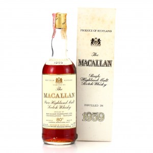 Macallan 1959 Campbell, Hope and King 80 Proof / Rinaldi Import