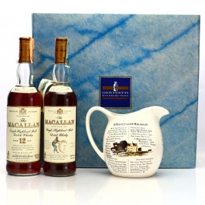 Macallan Giovinetti Distribution Gift Pack 1980s 2 x 75cl