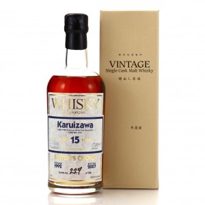 Karuizawa 1992 Single Cask 15 Year Old #3434 / Whisky Magazine Editor&#039;s Choice