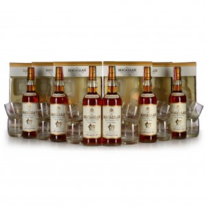 Macallan 7 Year Old Armando Giovinetti Special Selection 6x Gift Pack early 2000s